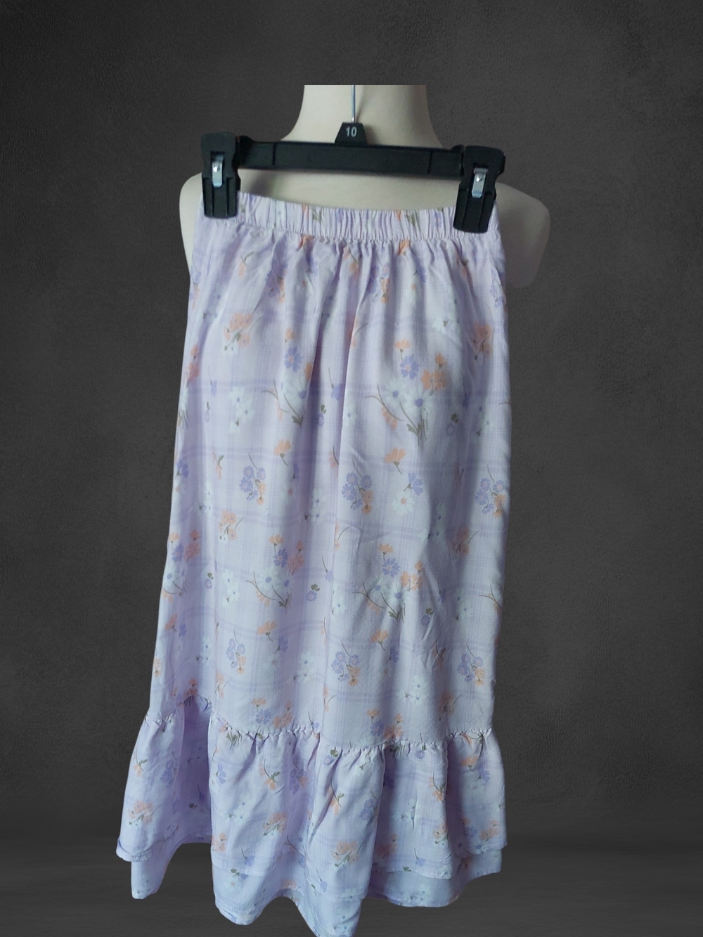 Floral skirt for a girl